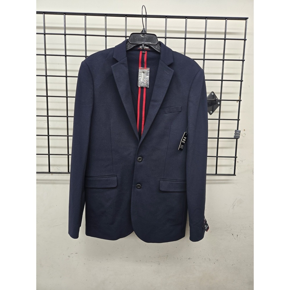 Express NWT Extra Slim Navy Luxe Comfort Soft Suit Jacket Blazer Size 36R